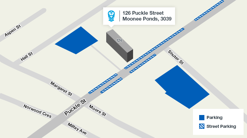 Haven Summit Credit Union - Moonee Ponds Parking Map